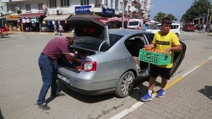KASTAMONU - Ormandan topladığı mantarı afet mağduru öğrenciler için satıyor