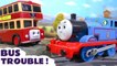 Thomas and Friends Annie and Clarabel Toy Trains Bus Trouble with the Funlings in this Family Friendly Video for Kids by Kid Friendly Family Channel Toy Trains 4U