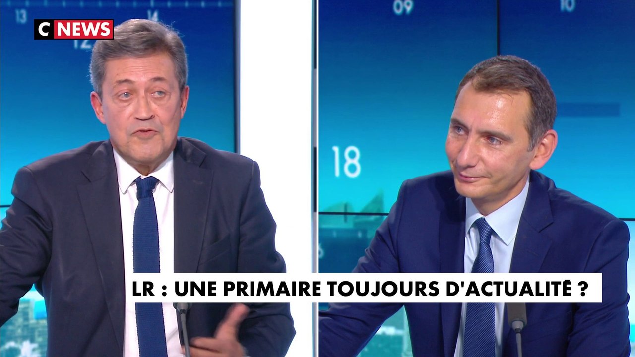 Discussion entre Laurent Jacobelli et Georges Fenech sur fond de primaire des Républicains