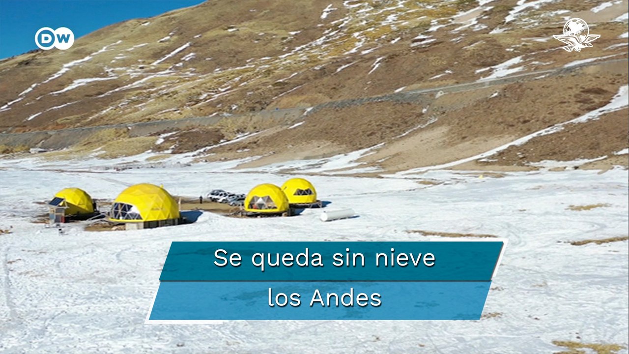 Sin nieve para el turismo, sin agua para agricultura; así el calentamiento climático en los Andes