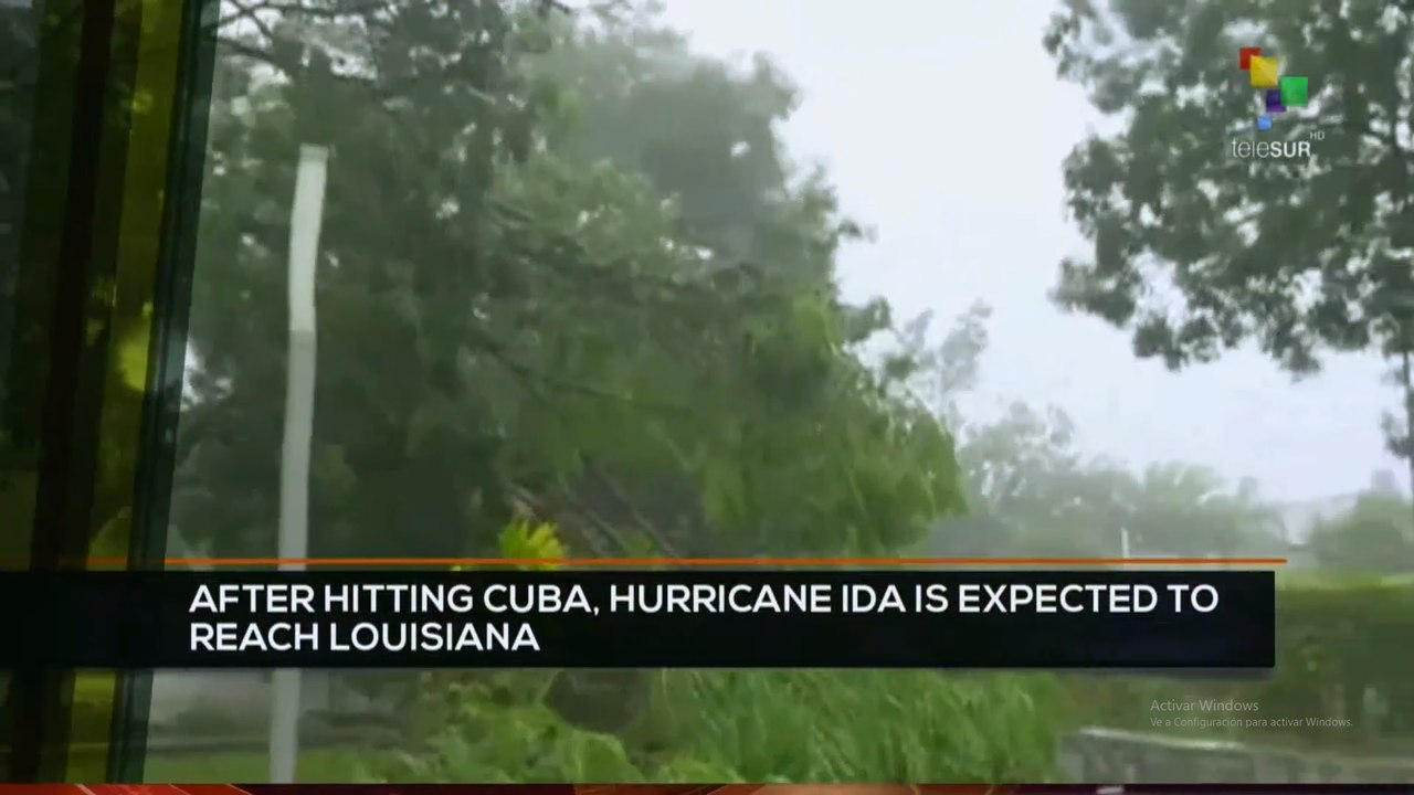 FTS 12:30 28-08: Hurricane Ida leaves Cuba and is expected to reach Louisiana