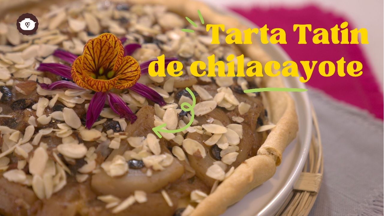 Tarta Tatin de chilacayote - Postres fáciles