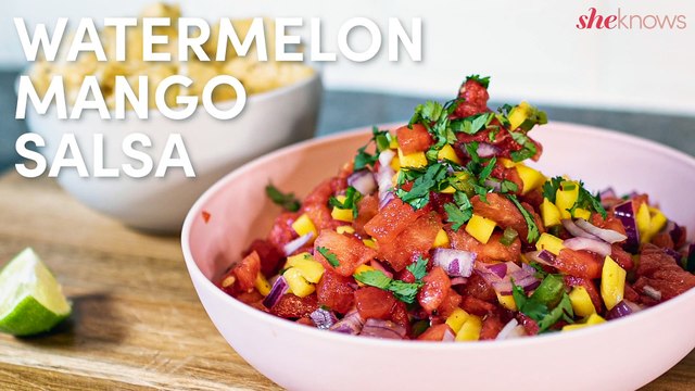 Easy Watermelon Mango Salsa - Kenzie's Kitchen