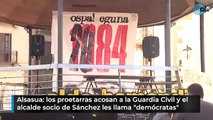 Alsasua: los proetarras acosan a la Guardia Civil y el alcalde socio de Sánchez les llama 