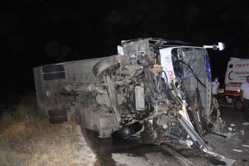 Manisa'da 4 kişinin öldüğü kaza kamerada