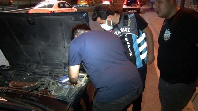 İstanbul'da abartı egzoz ve modifiye denetimi yapıldı