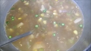 Mushroom corn soup
