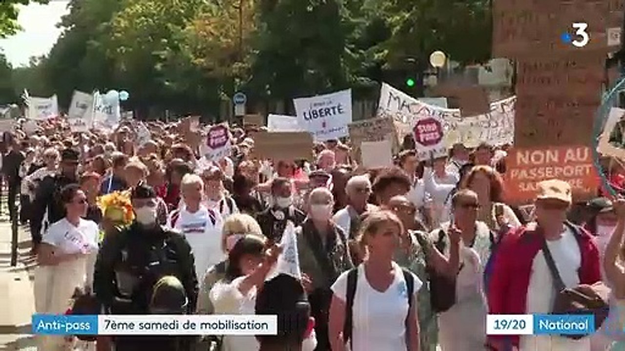 Manifestations anti-pass sanitaire : un nouveau samedi de mobilisation