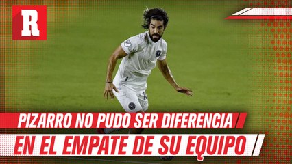 Rodolfo Pizarro freno su racha goleadora tras empate del Inter de Miami