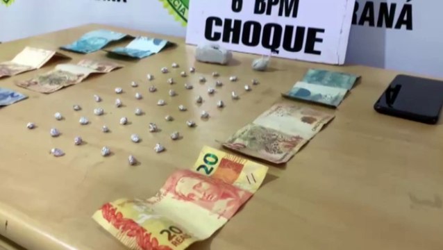 Em Operação Extra Jornada, Choque detém dupla e apreende crack e cocaína