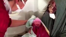 Baby born on Afghan evacuation flight