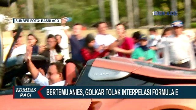 Tolak Interpelasi Formula-E, Fraksi Golkar DPRD DKI Temui Anies Baswedan di Kediamannya