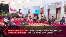 Masih Baru!! Ketum PAN Zulkifli Hasan Ikut Bicara Dalam Pertemuan Partai Koalisi Bersama Jokowi