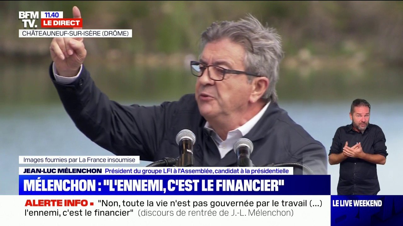 "Zemmour ça veut dire 'olive' en arabe": Mélenchon s'en prend à Éric Zemmour, opposé au concept de "créolisation"