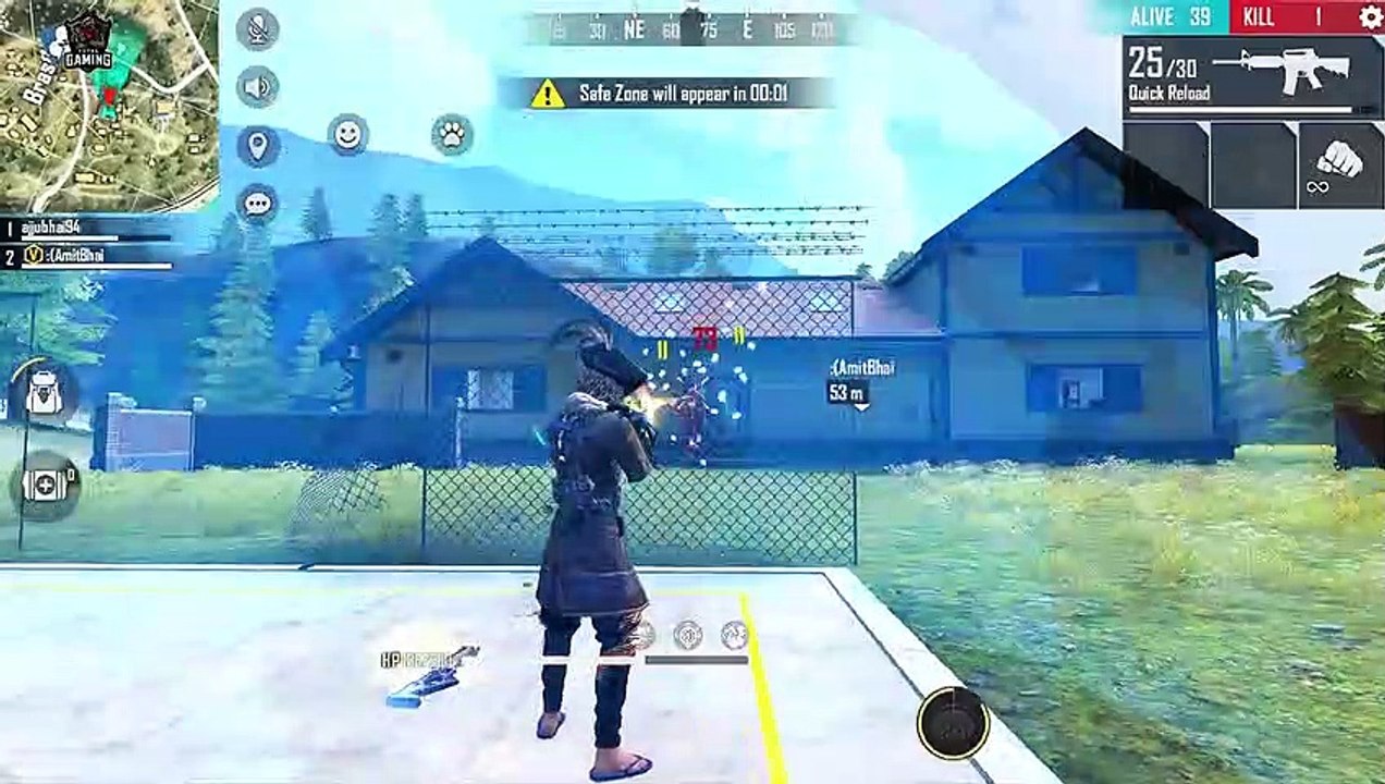 Duo vs Squad Ajjubhai and Amitbhai Best Gameplay Moment #58  Garena Free Fire