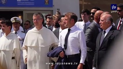 ماكرون يلتقي مسيحيين في مدينة الموصل العراقية