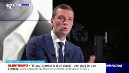 Immigration: Jordan Bardella estime que le "grand remplacement" pointe "une réalité qui est juste"