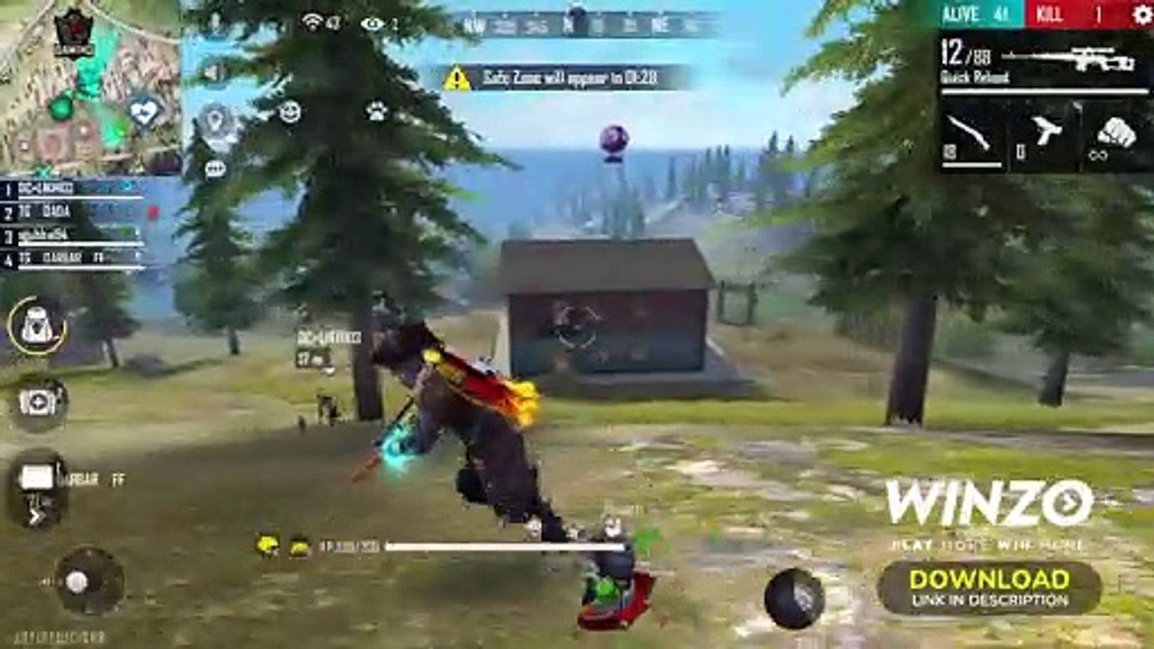 Funny Squad Game with TG Likhi, TG Darbar and TG Dada - Garena Free Fire