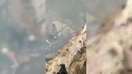 GÜMÜŞHANE - Köyde çıkan yangında 2 ev ve ahır kullanılamaz hale geldi