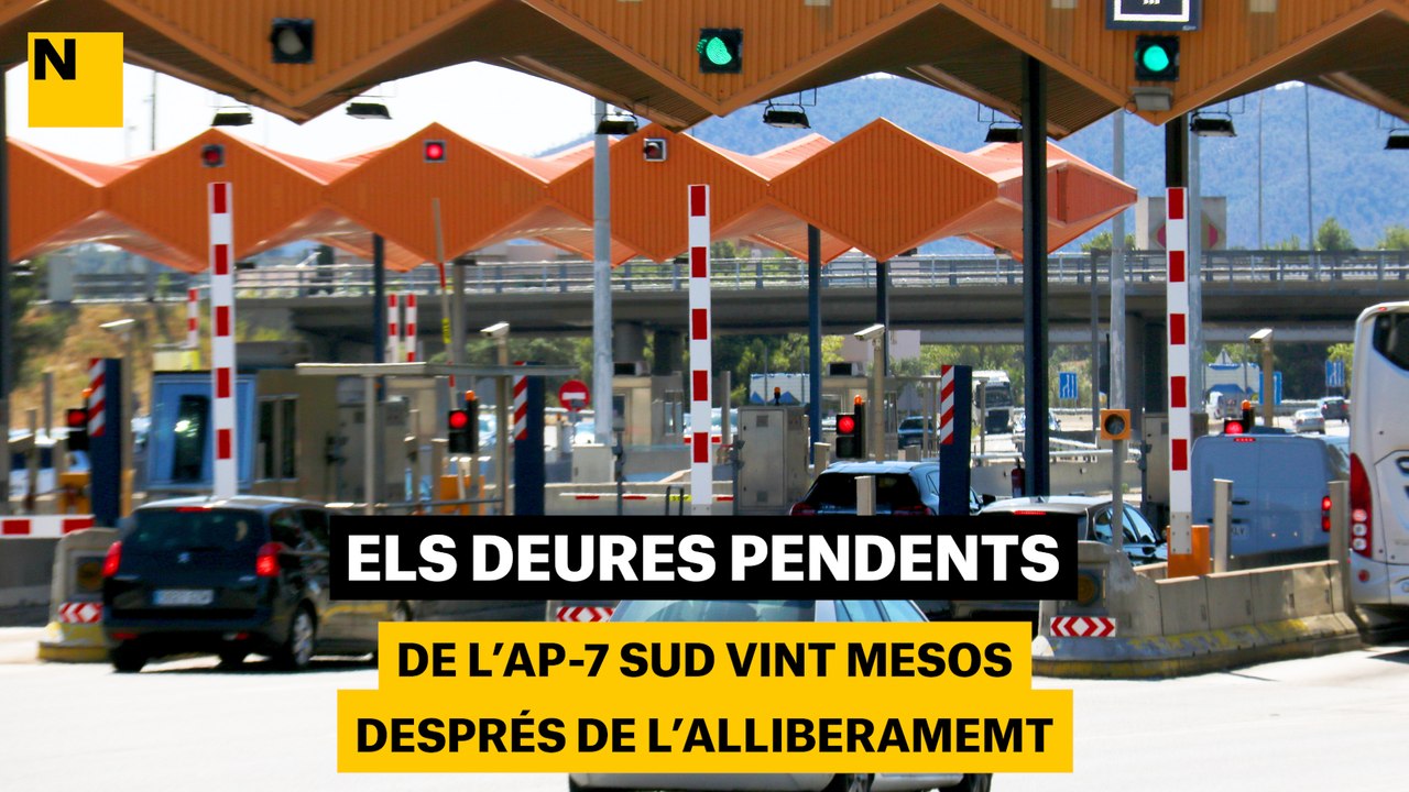 Els deures pendents de l'AP-7 sud vint mesos després de l'alliberament
