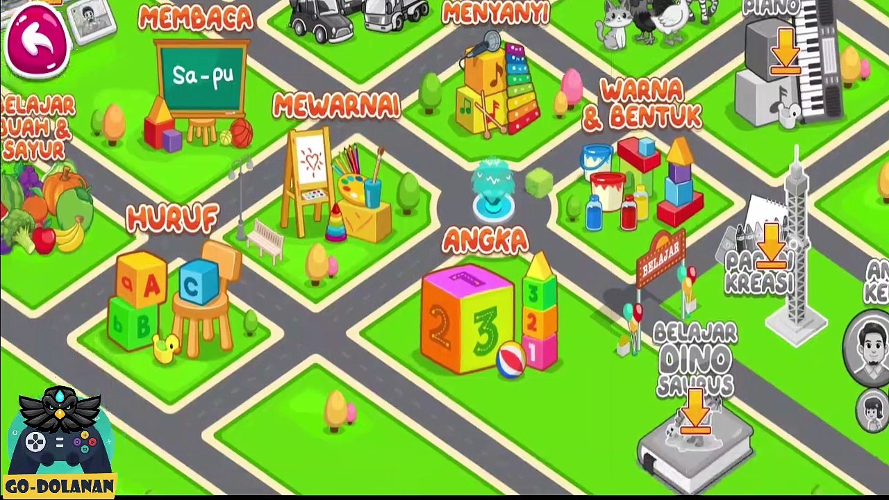 Belajar Mengenal Huruf Dan Benda Games Education