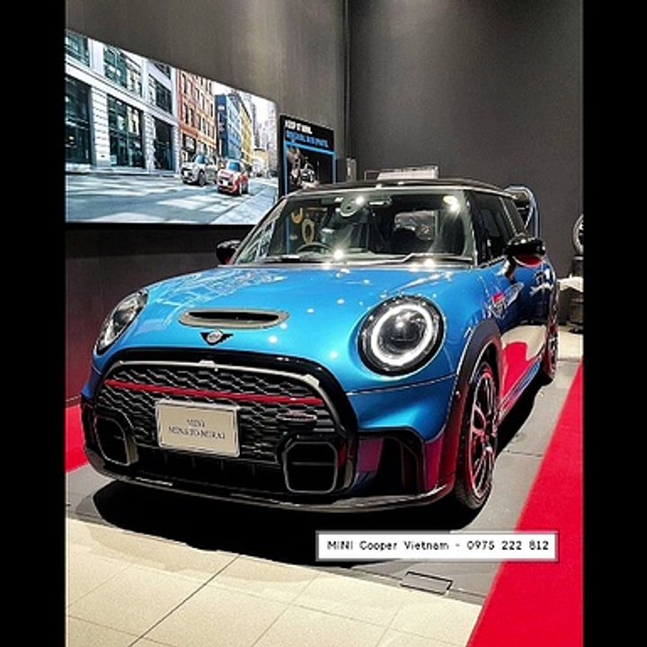 MINI Cooper 3 Cửa JCW 2022 Island Blue BIỂN ĐẢO BAO CHÙM QUANH TA | Cường MINI Cooper : 0975 222 812