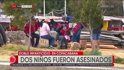 Download Video: Doble infanticidio en Copacabana: una mujer dio de comer pito con veneno a sus hijos