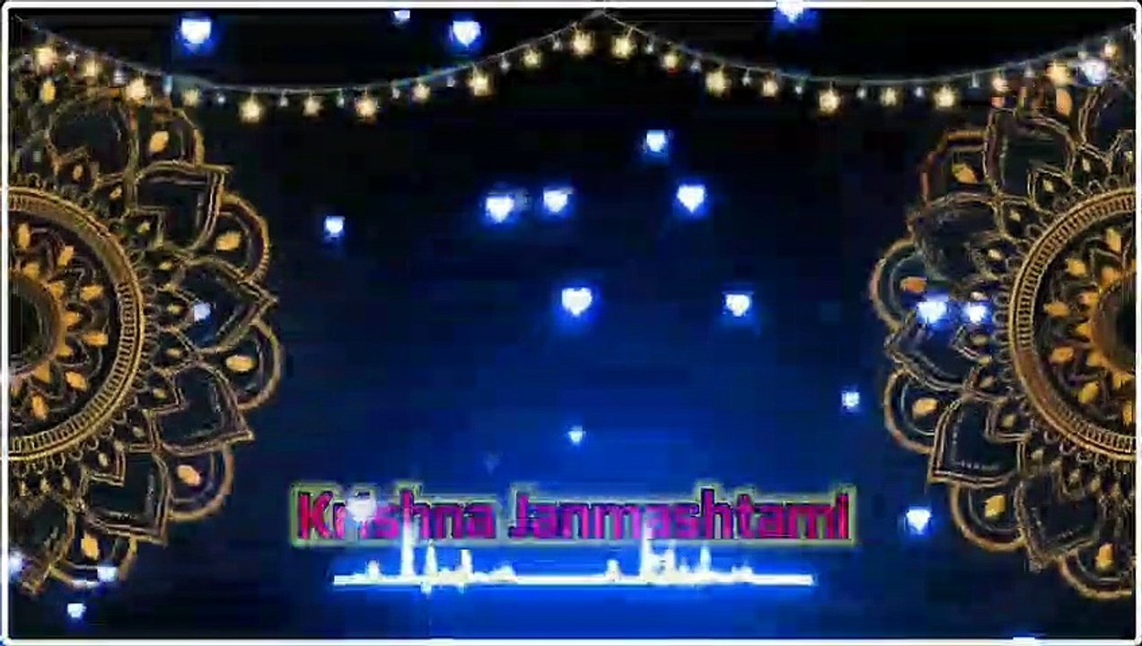 Janmashtami Template Black Screen Video Effects | krishna janmashtami black template video 2021