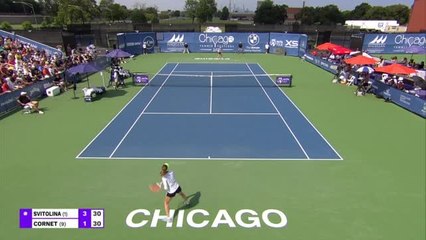 Chicago - Svitolina titrée aux dépens de Cornet