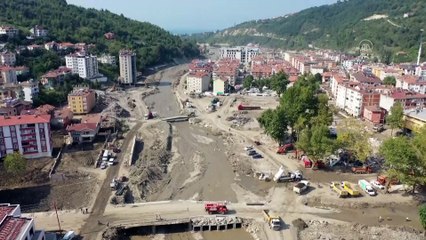 Felaketten yeni görüntü! Başkan son anda kurtuldu