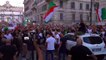Roma, il leader di Forza Nuova in testa alla protesta no Green Pass: arringa la folla col megafono