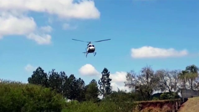 Homem que sofreu acidente com empilhadeira em Céu Azul é transportado de helicóptero a Cascavel