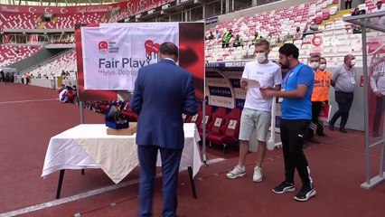 Sivassporlu Pedro Henrique’ye Fair Play ödülü