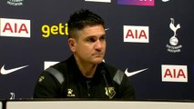 Xisco Muñoz on Watford's defeat at Spurs