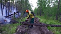 Langsame Entspannung in Russlands Waldbrandgebieten