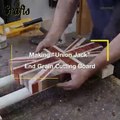 How making union jack end grain cutting board easy way  Brick Wall Pattern Cutting Board