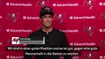Brady vor Saisonstart: Bucs in guter Position