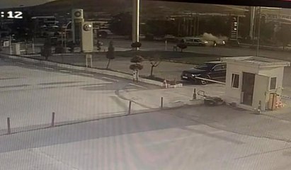 Son dakika haber... Elazığ'da 5 kişinin yaralandığı kaza güvenlik kamerasında