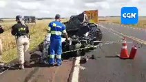 Ao Vivo: Grave acidente de trânsito deixa vítima fatal na BR-369 entre Cascavel e Corbélia