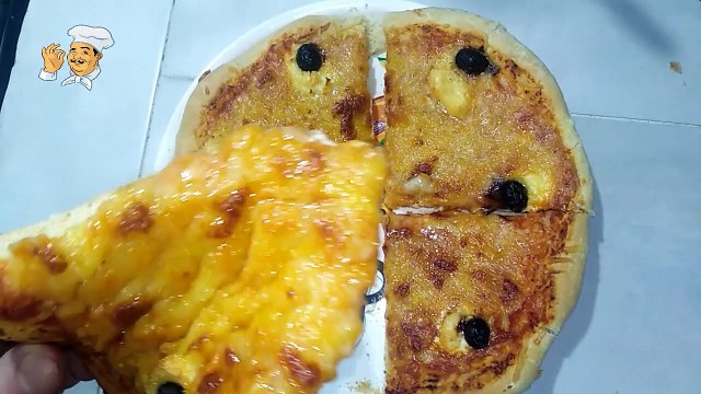 أسرار بيتزا المحلات جبنة مطاطية عجينة طرية مطبخ الطباخ البسيط Cheese pizza