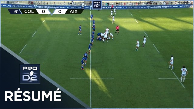 PRO D2 - Résumé Colomiers Rugby-Provence Rugby: 34-19 - J01 - Saison 2021/2022