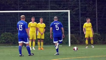 Das 7:3 für den SC Hainberg beim RSV Göttingen 05 II per Freistoß durch Adem Sahin