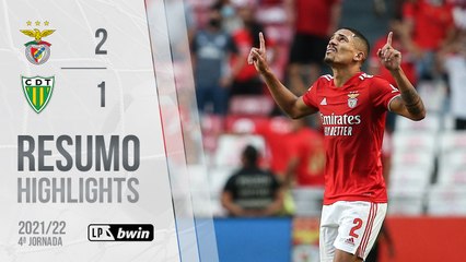 Highlights: Benfica 2-1 Tondela (Liga 21/22 #4)