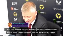 Solskjaer zu CR7: Wird nicht auf der Bank sitzen