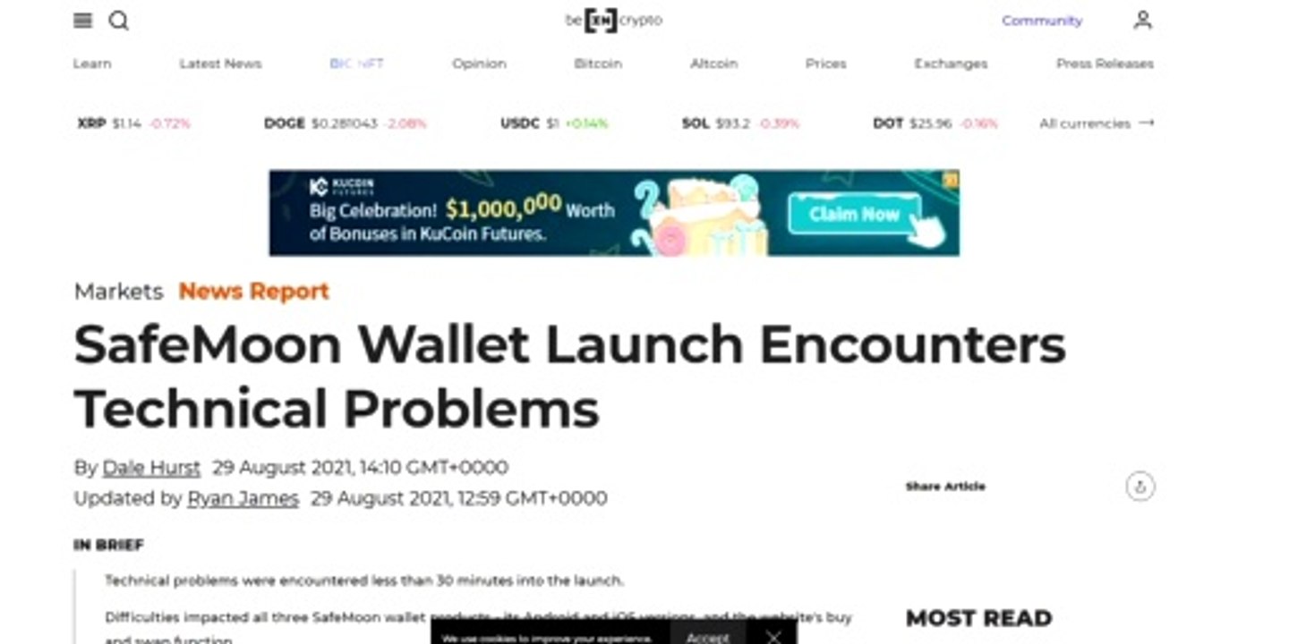 Breaking News For Safemoon Token