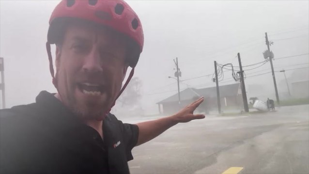 Reporting from Houma as Ida's eyewall rapidly approaches