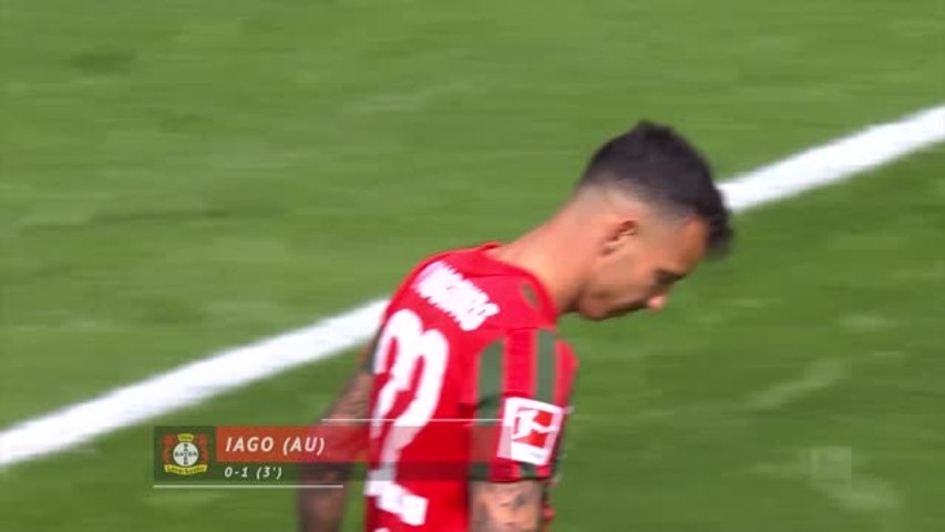 Le Bayer Leverkusen était en feu face à Augsbourg (vidéo)