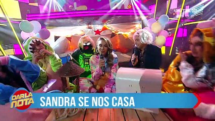 Novio de Sandra le da una sorpresa a una semana de la boda