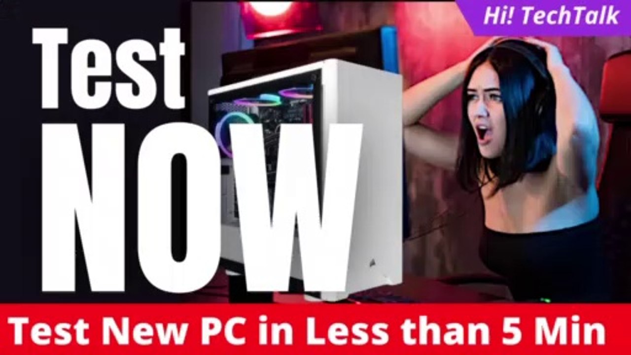 Check Your PC Power Now !! | PC Testing in Less than 5 Minutes | Hii TechTalk