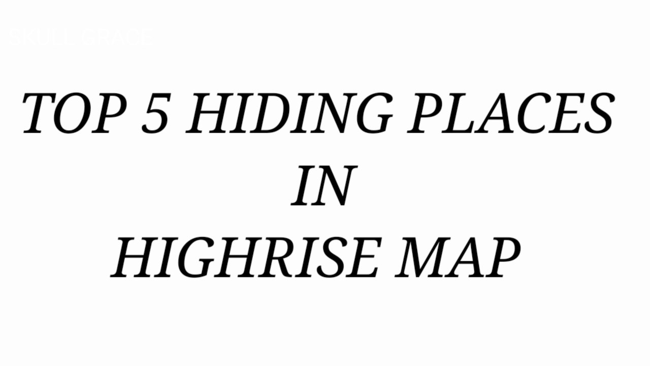 TOP 5 HIDING SPOTS IN HIGHRISE MAP NO ONE CAN FIND YOU|CALL OF DUTY MOBILE|